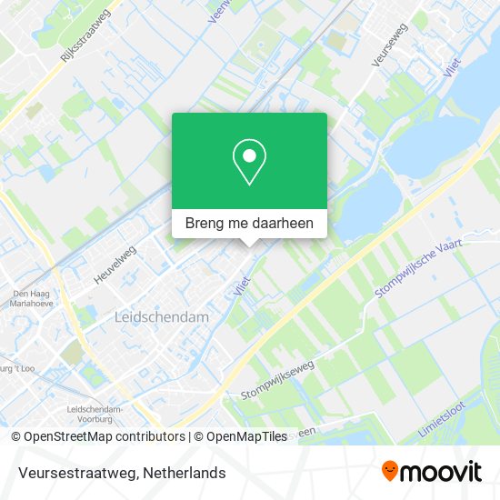 Veursestraatweg kaart