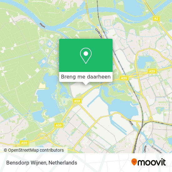 Bensdorp Wijnen kaart