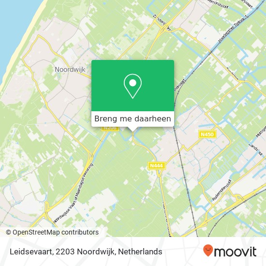 Leidsevaart, 2203 Noordwijk kaart