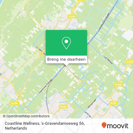 Coastline Wellness, 's-Gravendamseweg 56 kaart