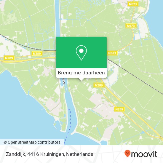 Zanddijk, 4416 Kruiningen kaart