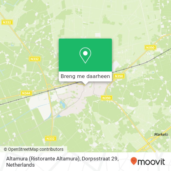 Altamura (Ristorante Altamura), Dorpsstraat 29 kaart