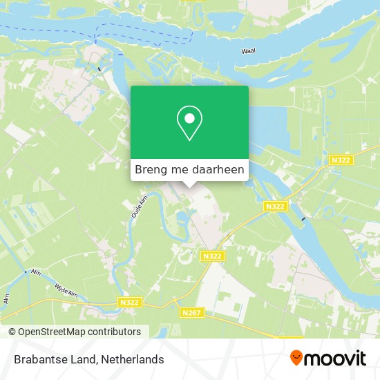 Brabantse Land kaart