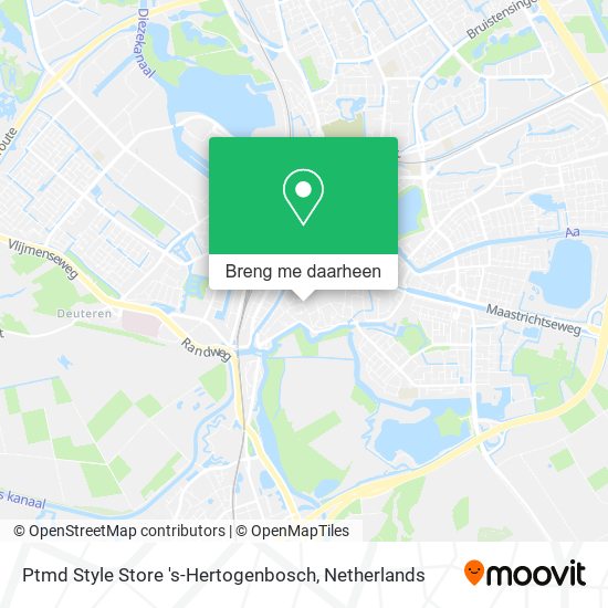Ptmd Style Store 's-Hertogenbosch kaart