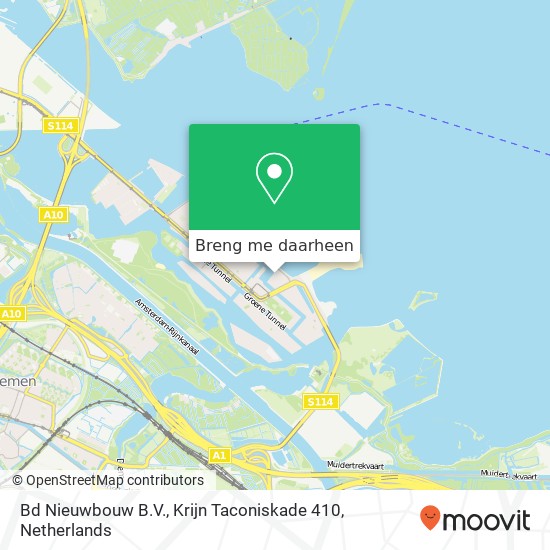 Bd Nieuwbouw B.V., Krijn Taconiskade 410 kaart