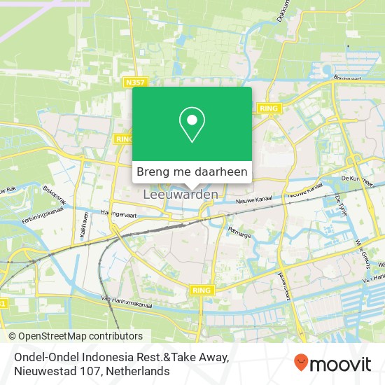 Ondel-Ondel Indonesia Rest.&Take Away, Nieuwestad 107 kaart