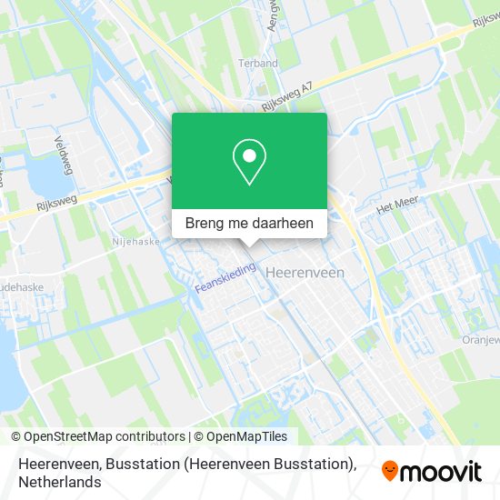 Heerenveen, Busstation (Heerenveen Busstation) kaart