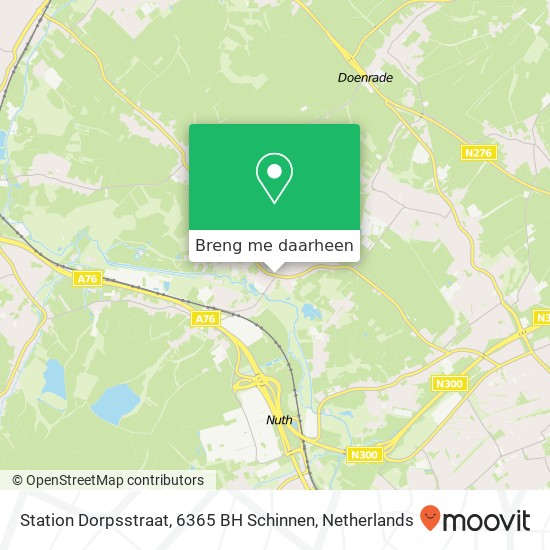 Station Dorpsstraat, 6365 BH Schinnen kaart