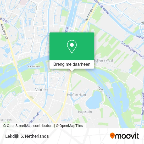 Lekdijk 6 kaart