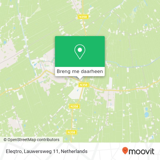 Eleqtro, Lauwersweg 11 kaart