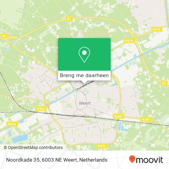 Noordkade 35, 6003 NE Weert kaart