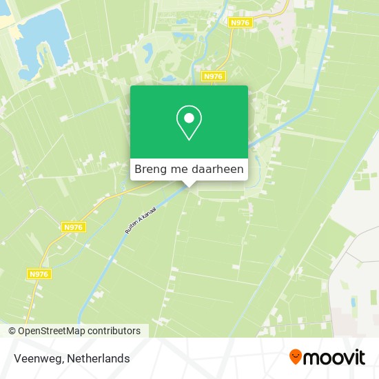 Veenweg kaart