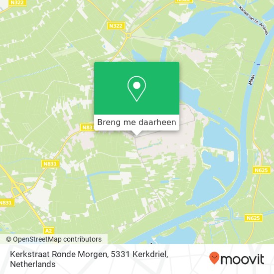 Kerkstraat Ronde Morgen, 5331 Kerkdriel kaart