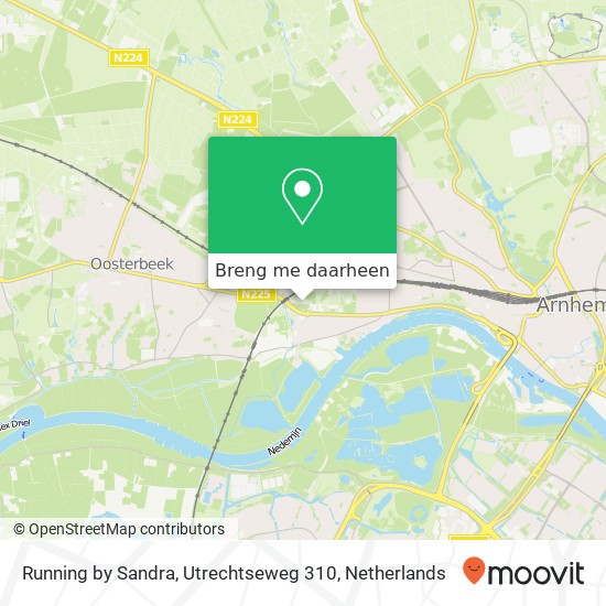 Running by Sandra, Utrechtseweg 310 kaart