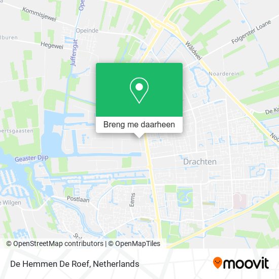 De Hemmen De Roef kaart