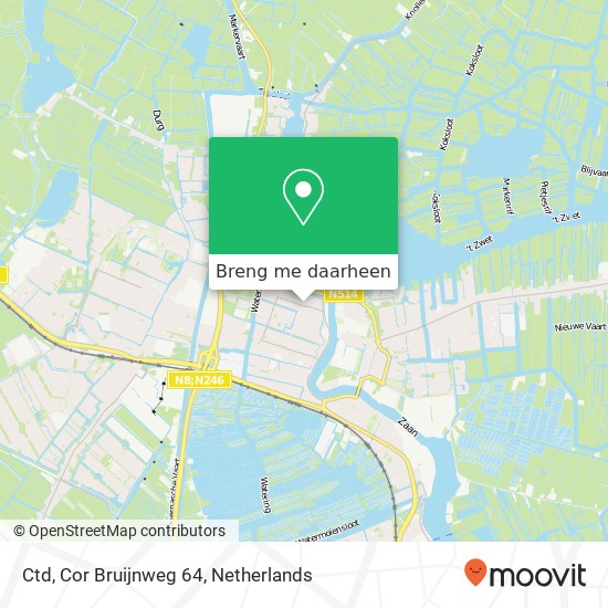 Ctd, Cor Bruijnweg 64 kaart