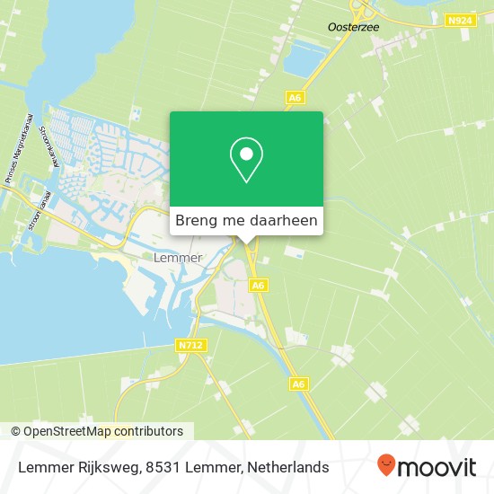 Lemmer Rijksweg, 8531 Lemmer kaart