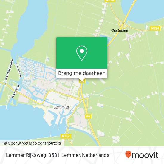 Lemmer Rijksweg, 8531 Lemmer kaart