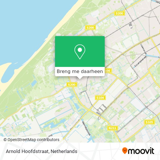 Arnold Hoofdstraat kaart