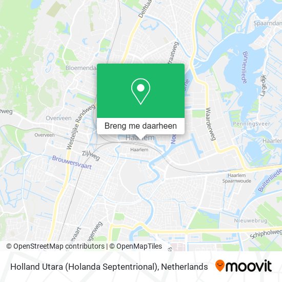 Holland Utara (Holanda Septentrional) kaart