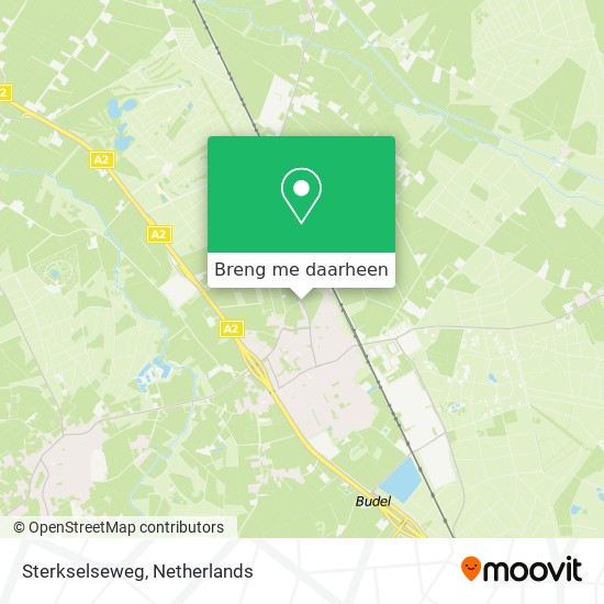 Sterkselseweg kaart