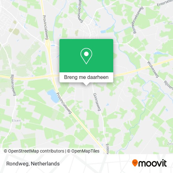 Rondweg kaart