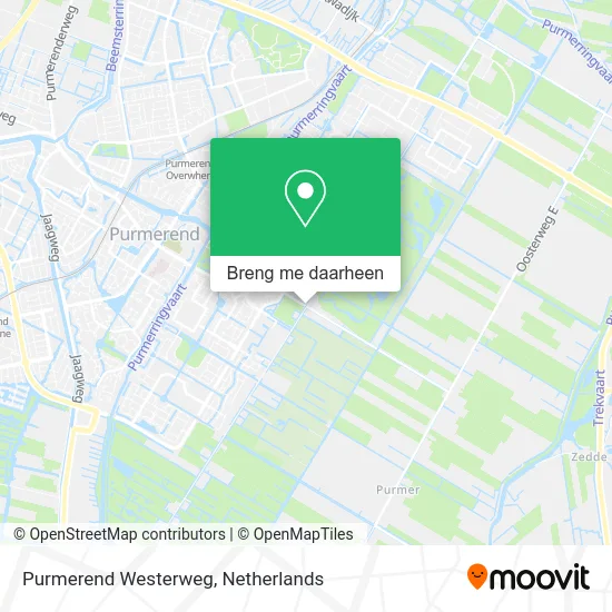Purmerend Westerweg kaart