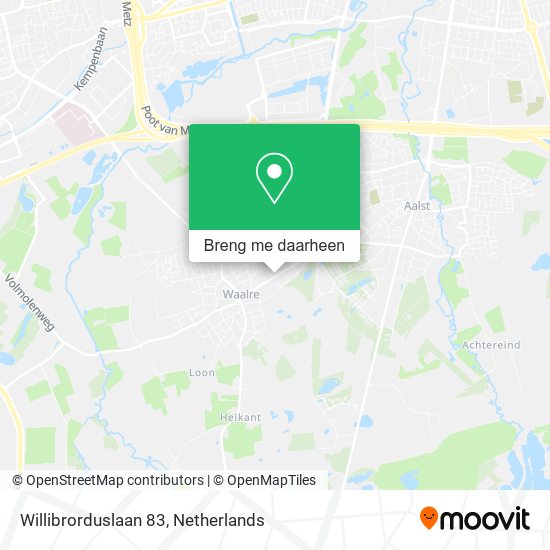Willibrorduslaan 83 kaart