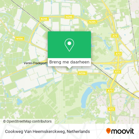 Cookweg Van Heemskerckweg kaart