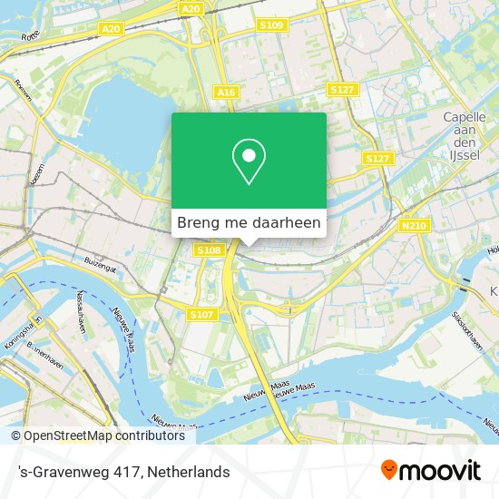 's-Gravenweg 417 kaart