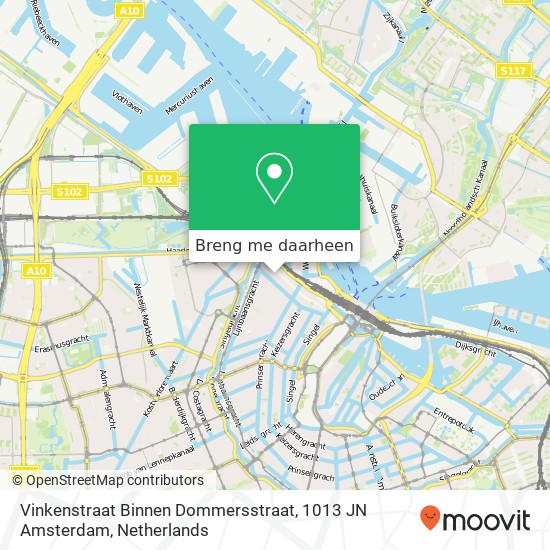 Vinkenstraat Binnen Dommersstraat, 1013 JN Amsterdam kaart