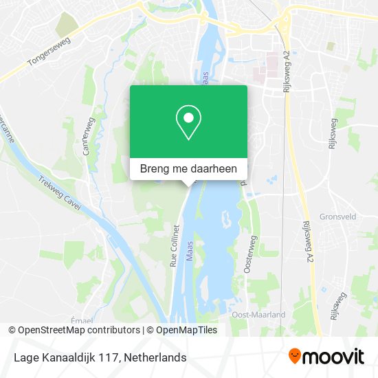 Lage Kanaaldijk 117 kaart