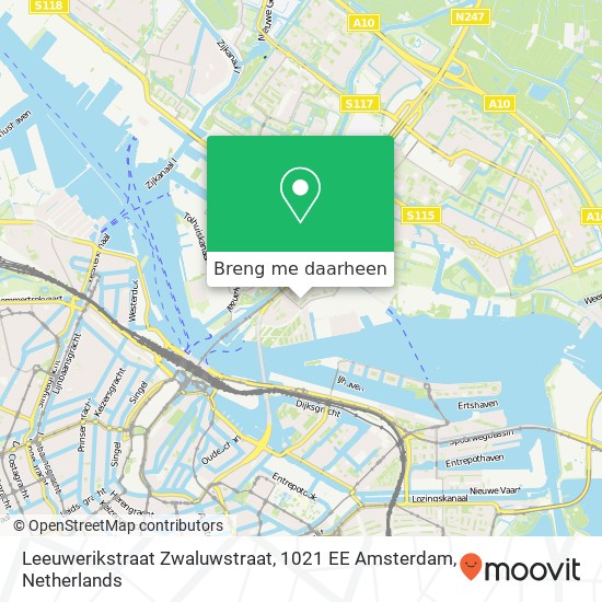 Leeuwerikstraat Zwaluwstraat, 1021 EE Amsterdam kaart