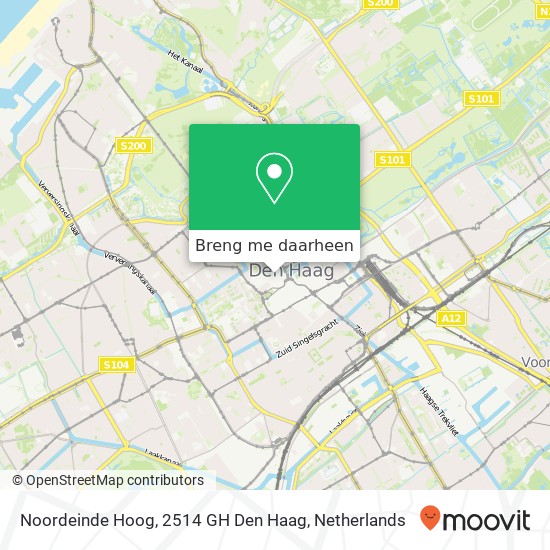 Noordeinde Hoog, 2514 GH Den Haag kaart