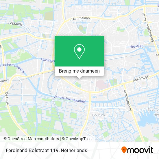 Ferdinand Bolstraat 119 kaart