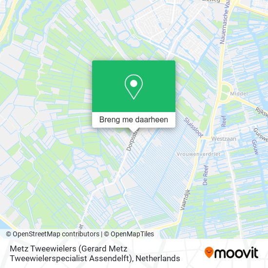 Metz Tweewielers (Gerard Metz Tweewielerspecialist Assendelft) kaart