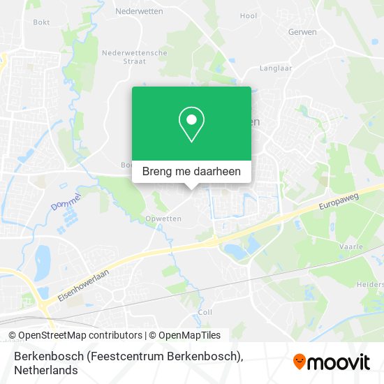 Berkenbosch (Feestcentrum Berkenbosch) kaart