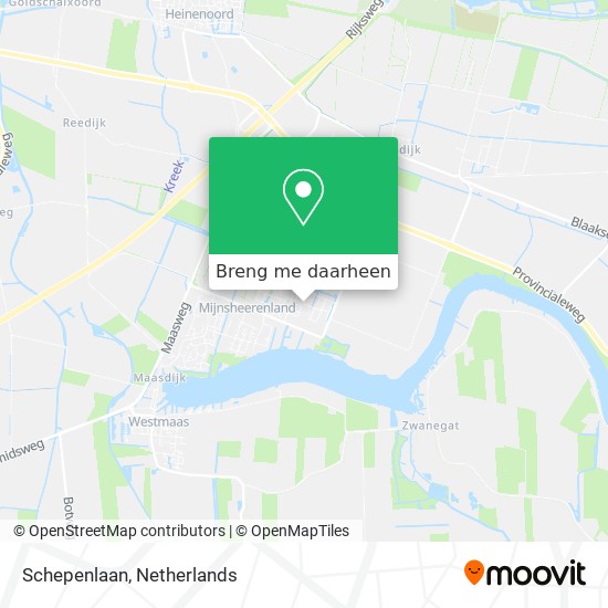 Schepenlaan kaart