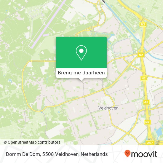 Domm De Dom, 5508 Veldhoven kaart