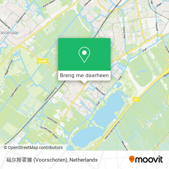 福尔斯霍滕 (Voorschoten) kaart