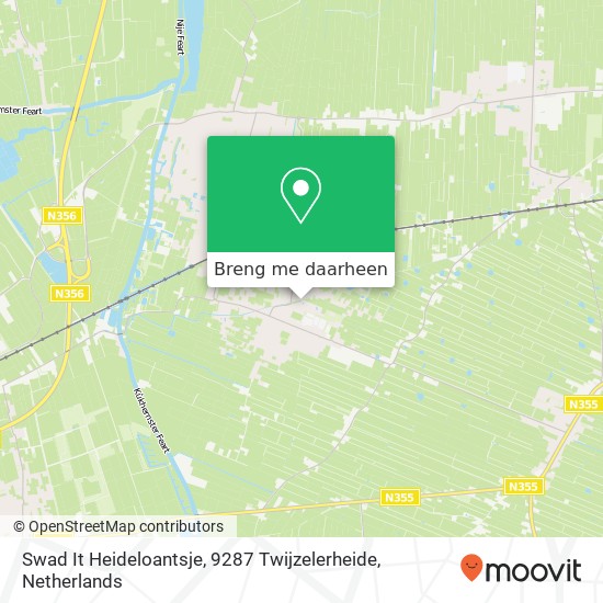 Swad It Heideloantsje, 9287 Twijzelerheide kaart