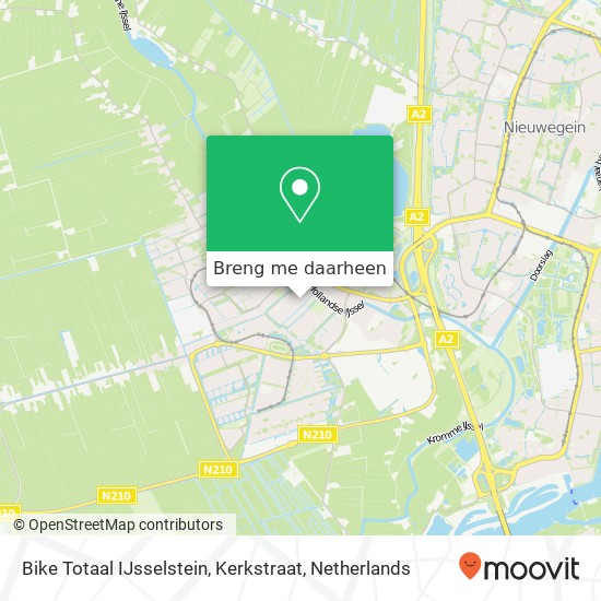 Bike Totaal IJsselstein, Kerkstraat kaart