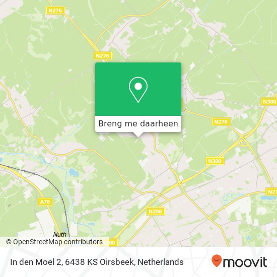 In den Moel 2, 6438 KS Oirsbeek kaart