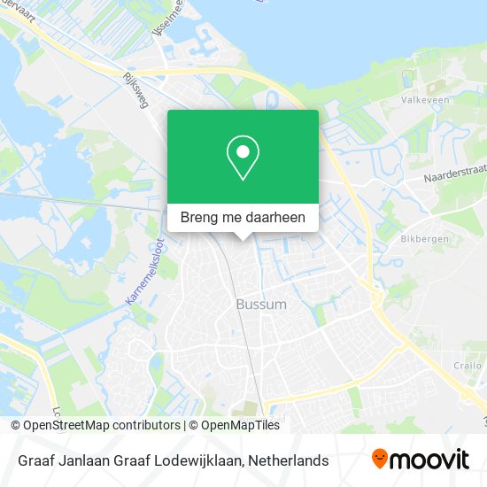 Graaf Janlaan Graaf Lodewijklaan kaart