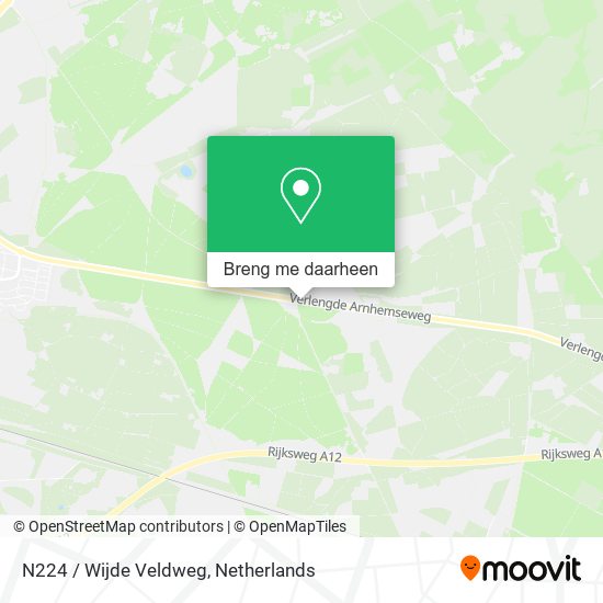 N224 / Wijde Veldweg kaart