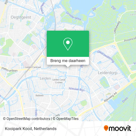 Kooipark Kooil kaart