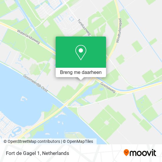 Fort de Gagel 1 kaart