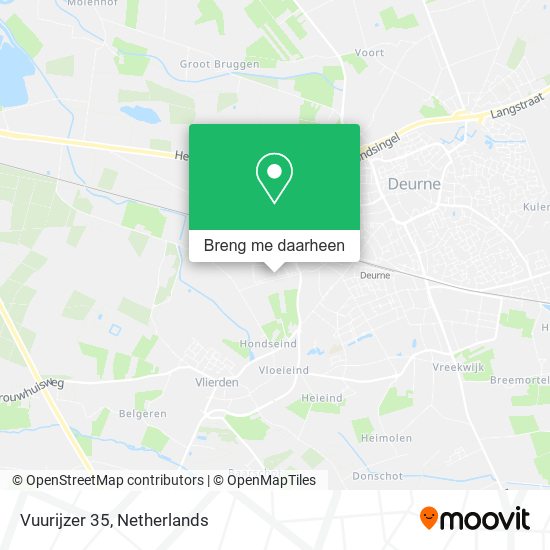 Vuurijzer 35 kaart