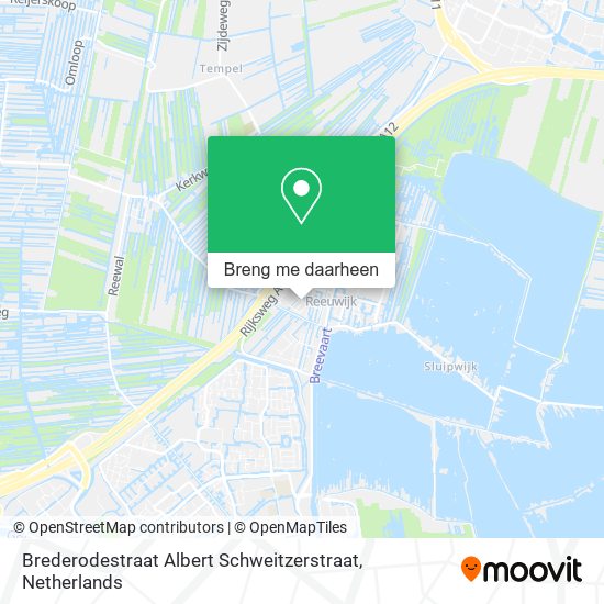 Brederodestraat Albert Schweitzerstraat kaart