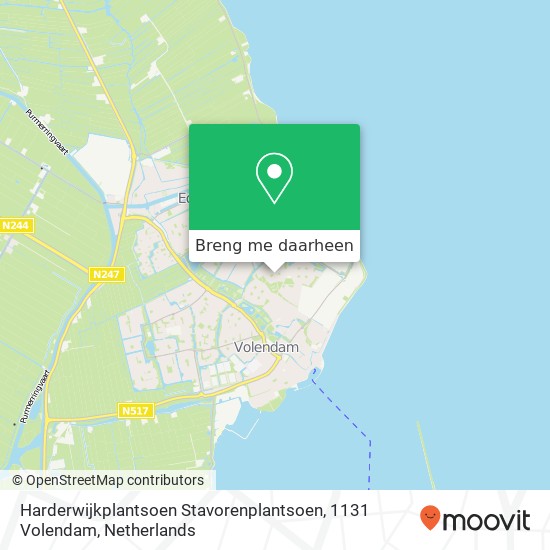 Harderwijkplantsoen Stavorenplantsoen, 1131 Volendam kaart